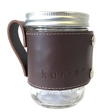 Leather Jar Sleeve