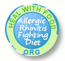 Diet for allergic rhinitis or hay fever