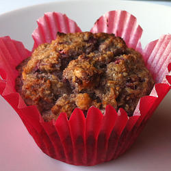 Flourless Raspberry Coconut Muffins