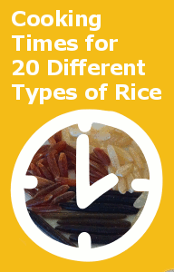 Rice Cooking Chart