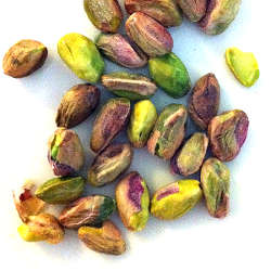 Salt-free pistachios